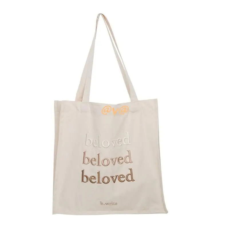 D0LF Canvas Tote Bag Handbags For Women Boho Casual Shoulder Bag