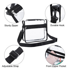 Clear Crossbody Stadium Approved Shoulder Tote Bag