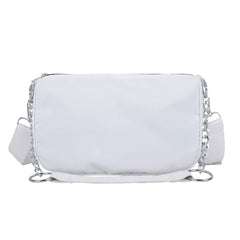 D0LF Nylon Crossbody Bag with Zipper Storage Pouch