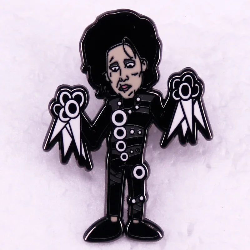 Horror Movie Character Halloween Enamel Pin Lapel Pin for Backpack Brooches