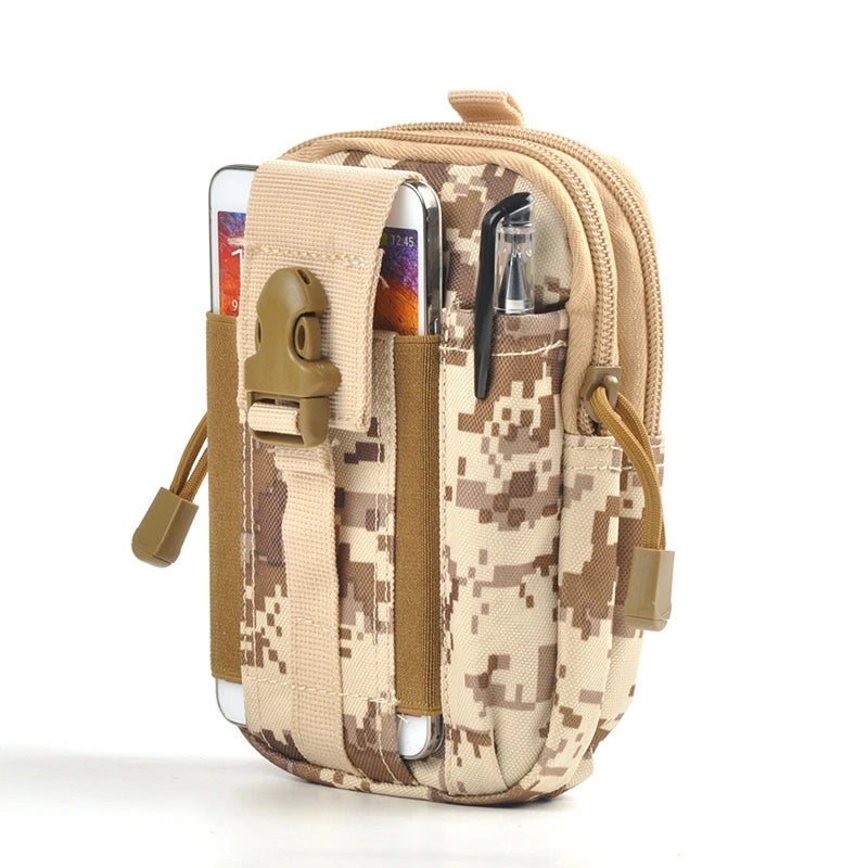D30 Molle Waist Bags Waterproof Men Casual Waist Pack Nylon Work Waist Bag