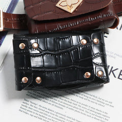 Vintage Lock Belt Bag Mini Waist Purse ZM1075