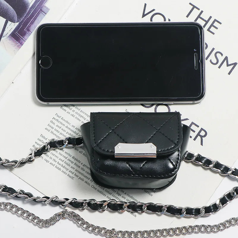 Chain Belt Bag Accessories Detachable Mini Small Waist Bag for Women