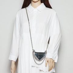 Patent Leather Crocodile Belt Bag for Girl ZM1377