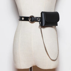 Women Waist Bag Chain Female Purse Bag Bum Sac Banane ZM1007