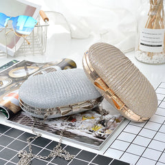 DAIWEI Women's Evening Bag Synthetic Leather Elegant Buttons