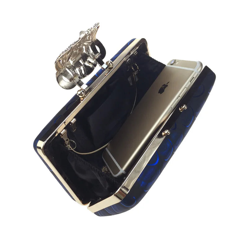 DAIWEI Women's Evening Clutch with Diamonds