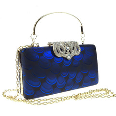 DAIWEI Women's Evening Clutch with Diamonds