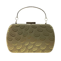 DAIWEI Women's Formal Wedding Evening Clutch with Diamonds PU Leather LACE