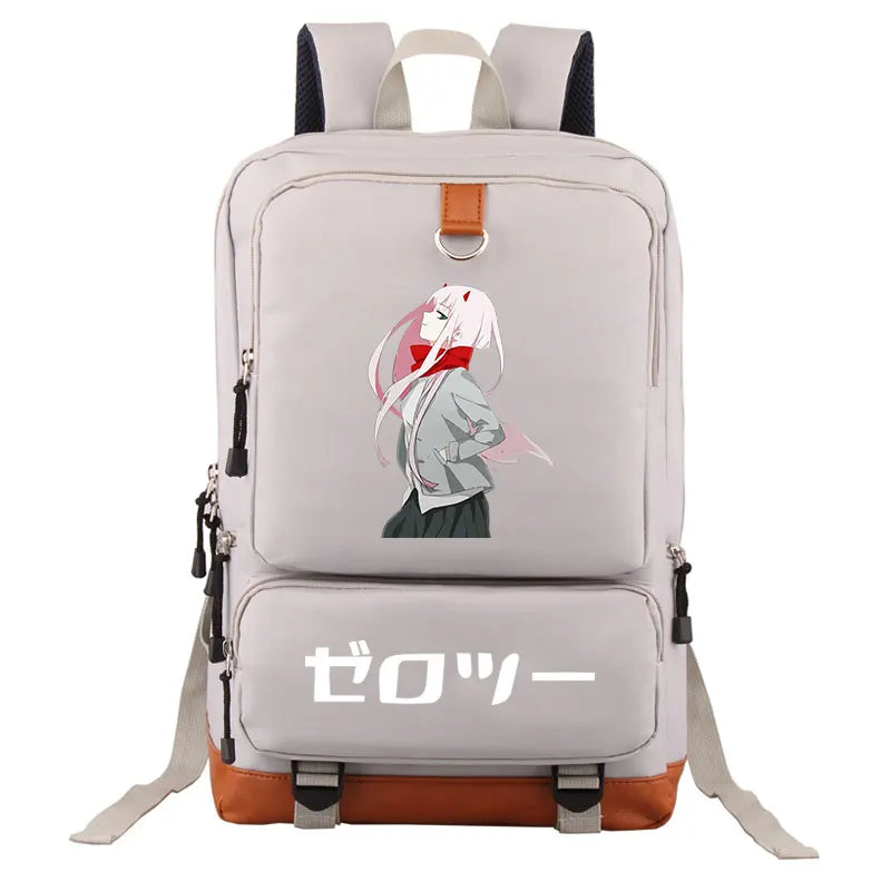 DARLING In The FRANXX Women Casual Schoolbag Laptop Backpack