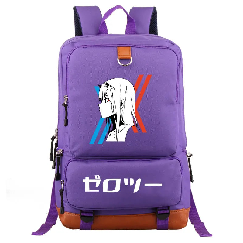 DARLING In The FRANXX Women Casual Schoolbag Laptop Backpack
