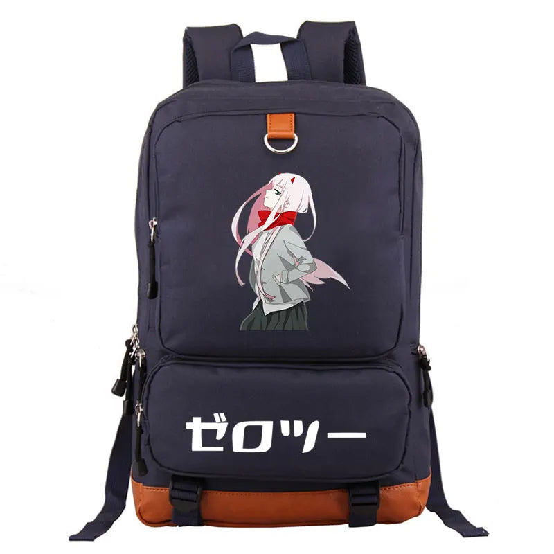 DARLING In The FRANXX Women Casual Schoolbag Laptop Backpack