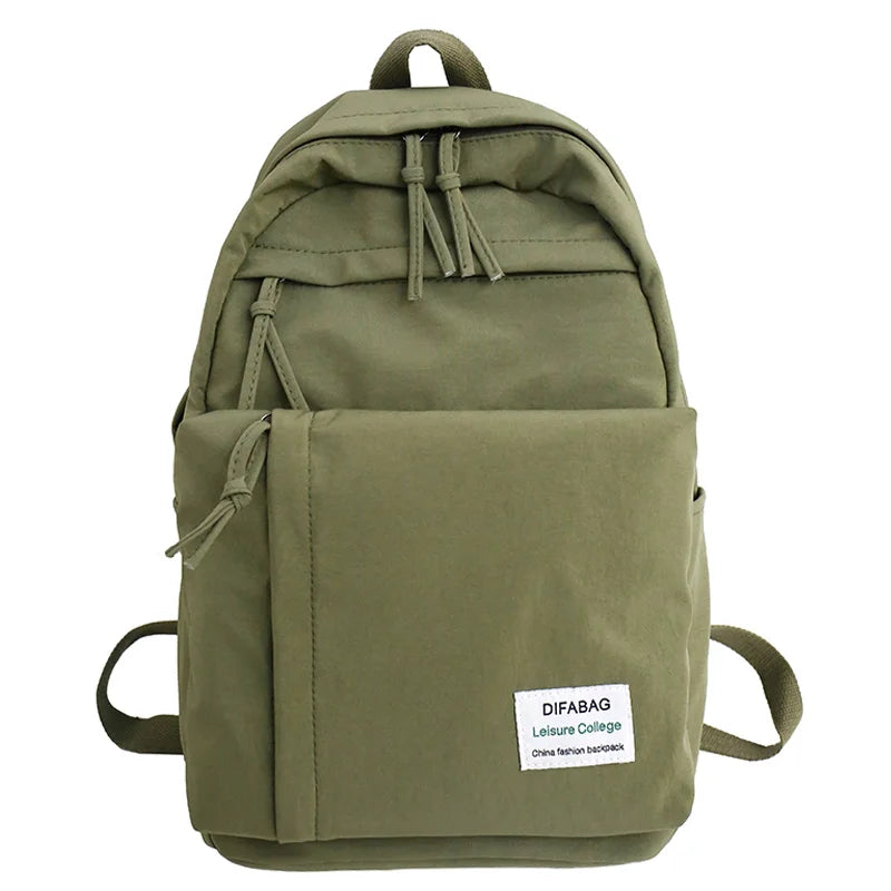 DCIMOR Classic Nylon Backpack Waterproof Travel Bag