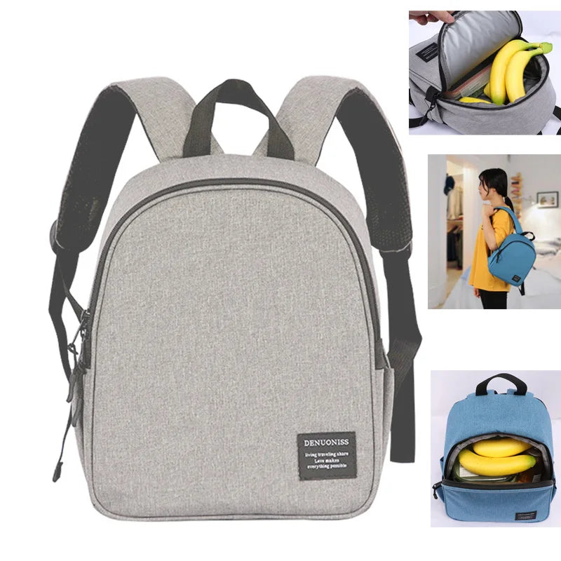 DENUONISS Picnic Lunch Backpack Bag Isothermal Small Thermal Bag Insulation Pack