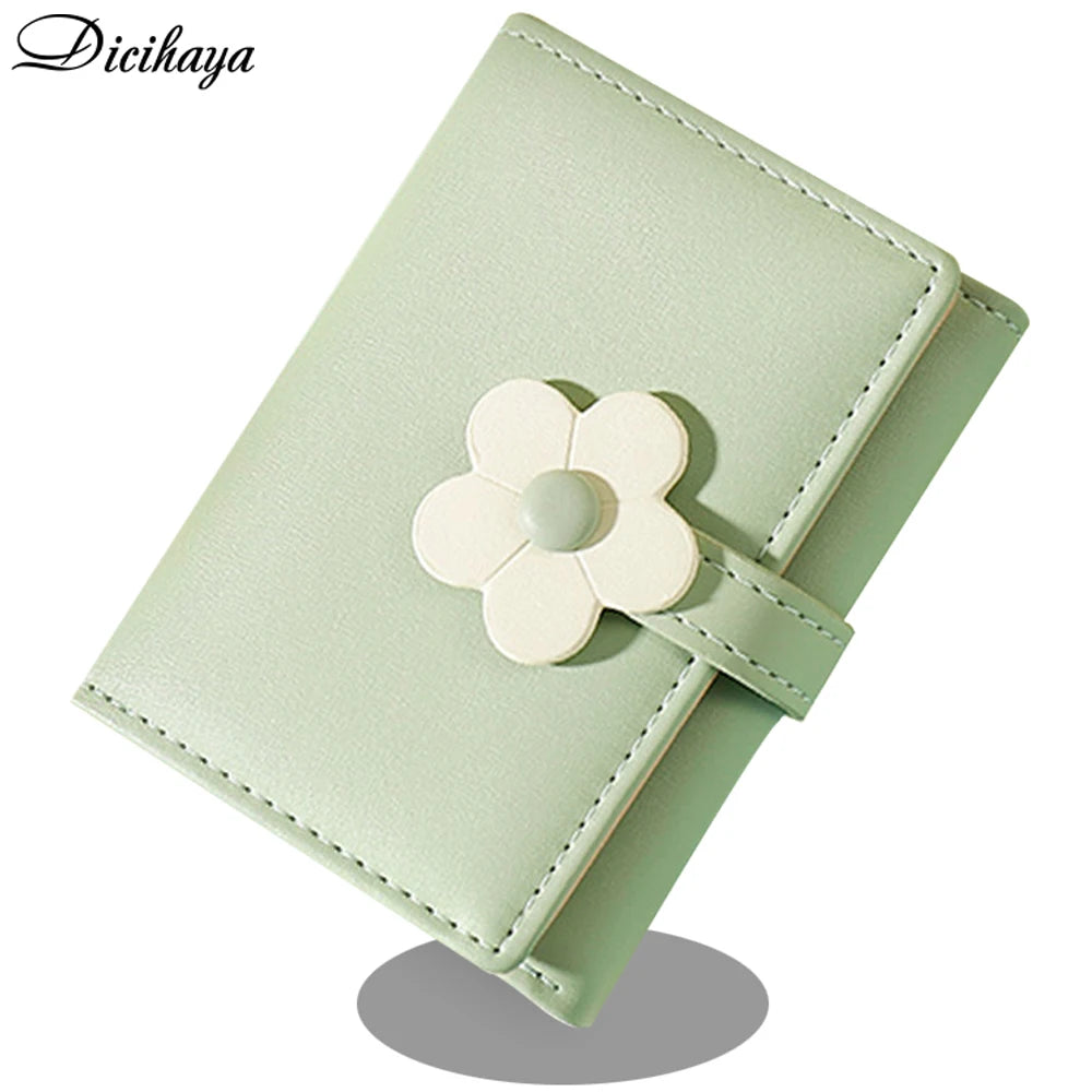 Short Flowers Wallet Women Purse Female Mini Wallets Students