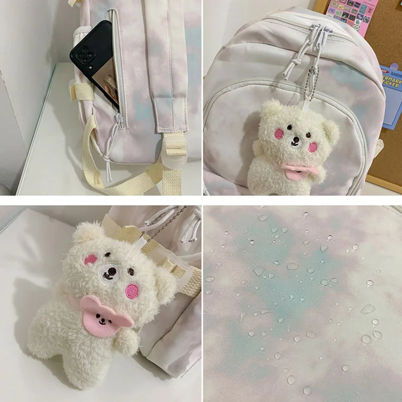 Girls Travel Book Bags Backpack Female Laptop Student Bag Lady College Backpack