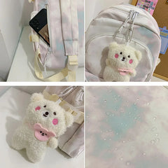 Girls Travel Book Bags Backpack Female Laptop Student Bag Lady College Backpack