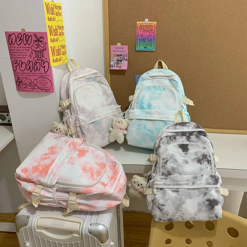 Girls Travel Book Bags Backpack Female Laptop Student Bag Lady College Backpack