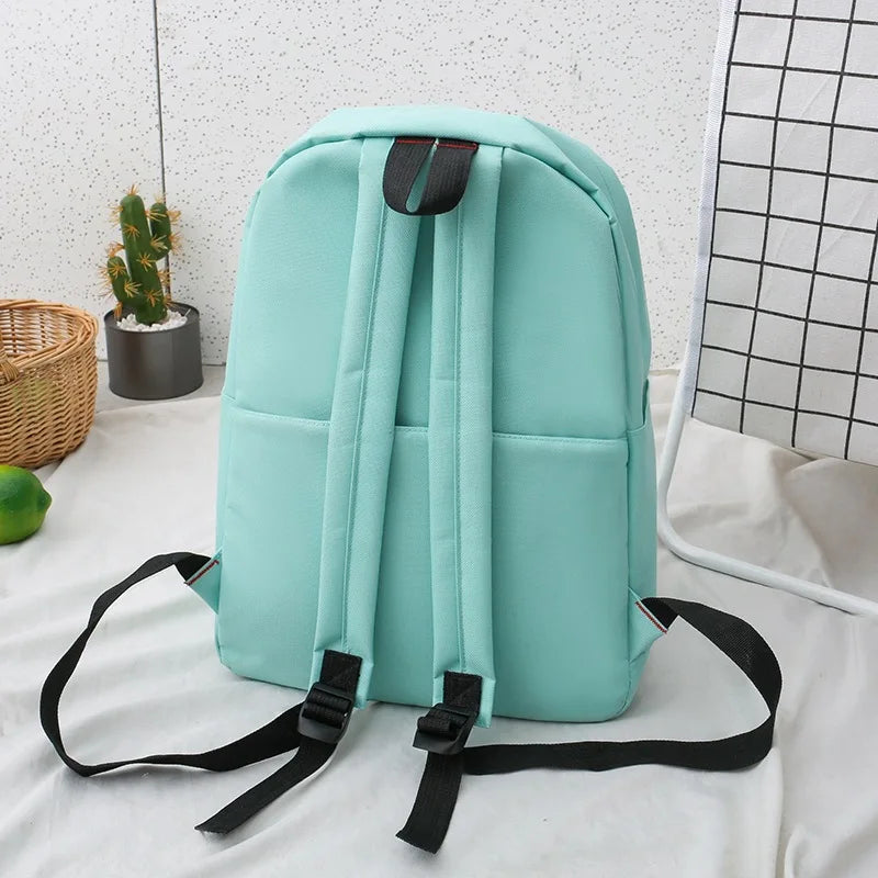 Canvas Shoulder Bags for Women Girls Student Backpack