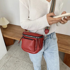 Crossbody Bag Pu Leather Soft Messenger Bags Mini Retro Female Bag