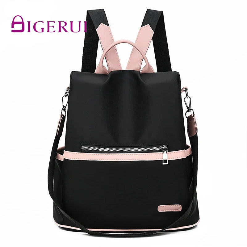 Anti-theft Backpack Women Large Capacity High Waterproof Oxford