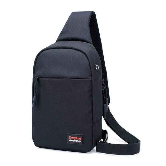 Canvas Chest Pack Single Shoulder Strap Bags Casual Travel Pack