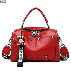 DIXI Shoulder Crossbody Bag Casual Handbags Small Lightweight PU Leather