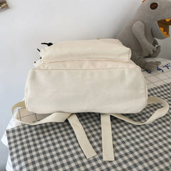 Canvas Backpack Large Daypack School Travel Backpack