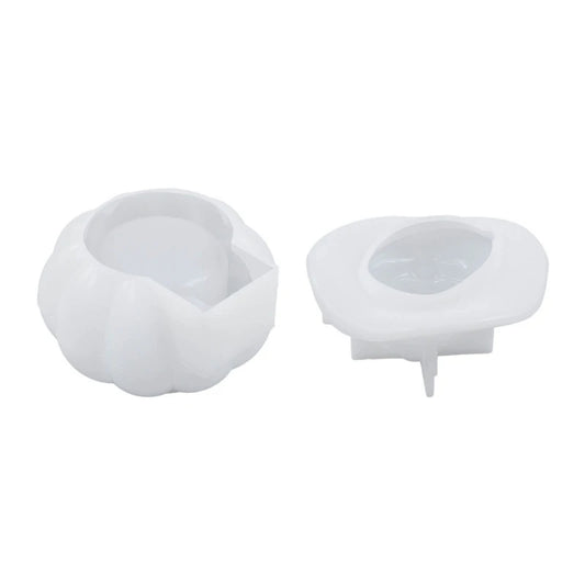 Epoxy Resin Mould Halloween Pumpkin Storage Case Mold Indoor Ornaments