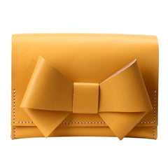 DIY PU Leather Bag Bow Bottom Base Drawstring Handbag Parts