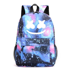 Printing Backpack Waterproof Breathable Travel Bag Schoolbag