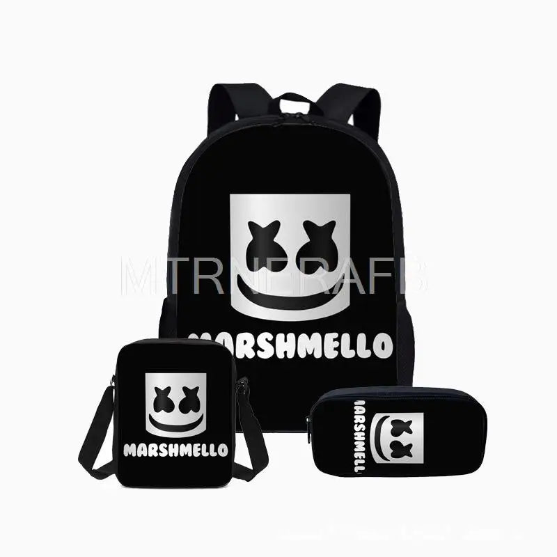 3Pcs Hot Game Theme Schoolbag for Teenagers