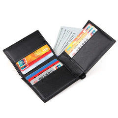 RFID Men's Short Vintage Leather Wallet
