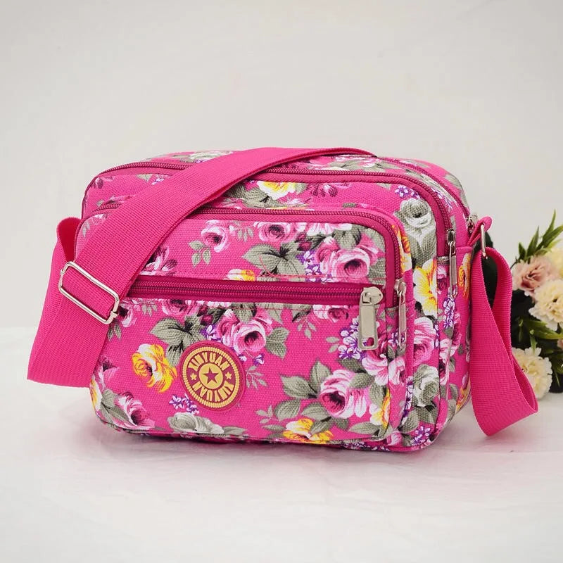 Canvas Straddle Bag Single Shoulder Bag Ladies Canvas Crossbody Bag