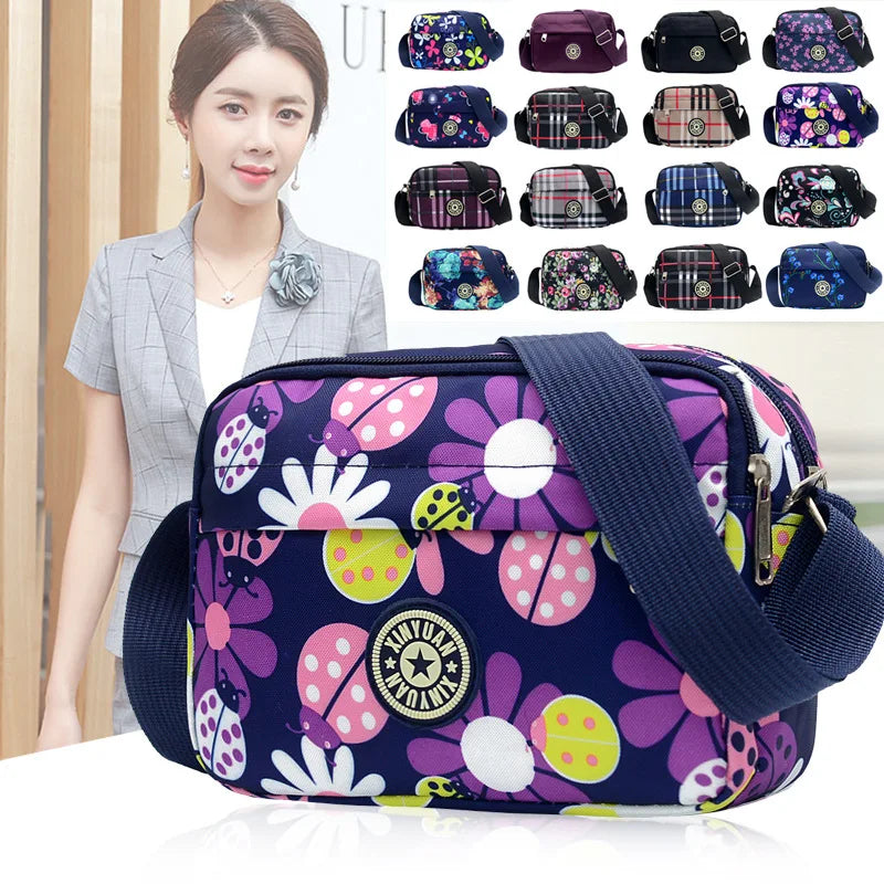 Canvas Mini Crossbody Bag Women's Messenger Bag