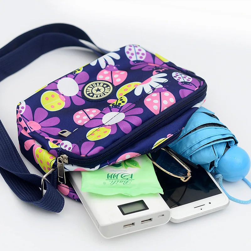 Canvas Mini Crossbody Bag Women's Messenger Bag