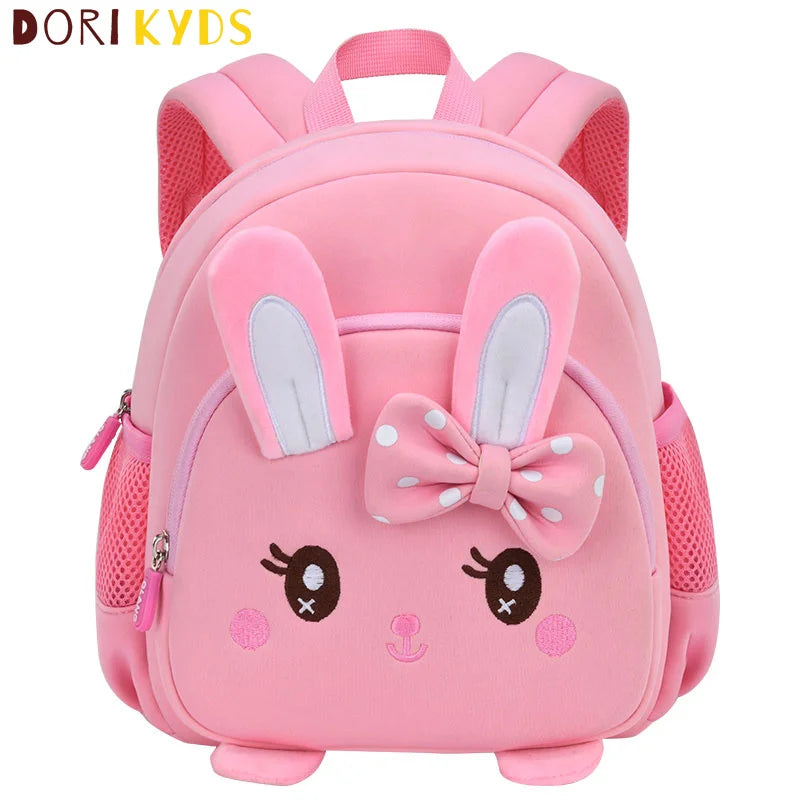 3D Rabbit Kindergarten School Bags for Boys Girls