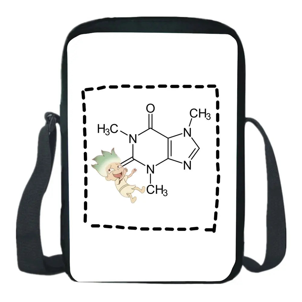 DR.Stone Backpack Casual Mini Crossbody Bag boy girl Shoulder Bag
