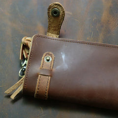 Daffdoil Leather Wallet Crazy Horse Skin P20