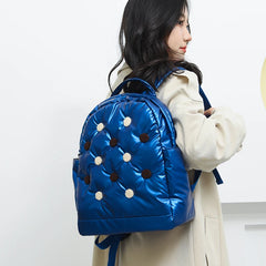 Women Winter Backpack Soft Padded Large Capacity Shoulder School Bag