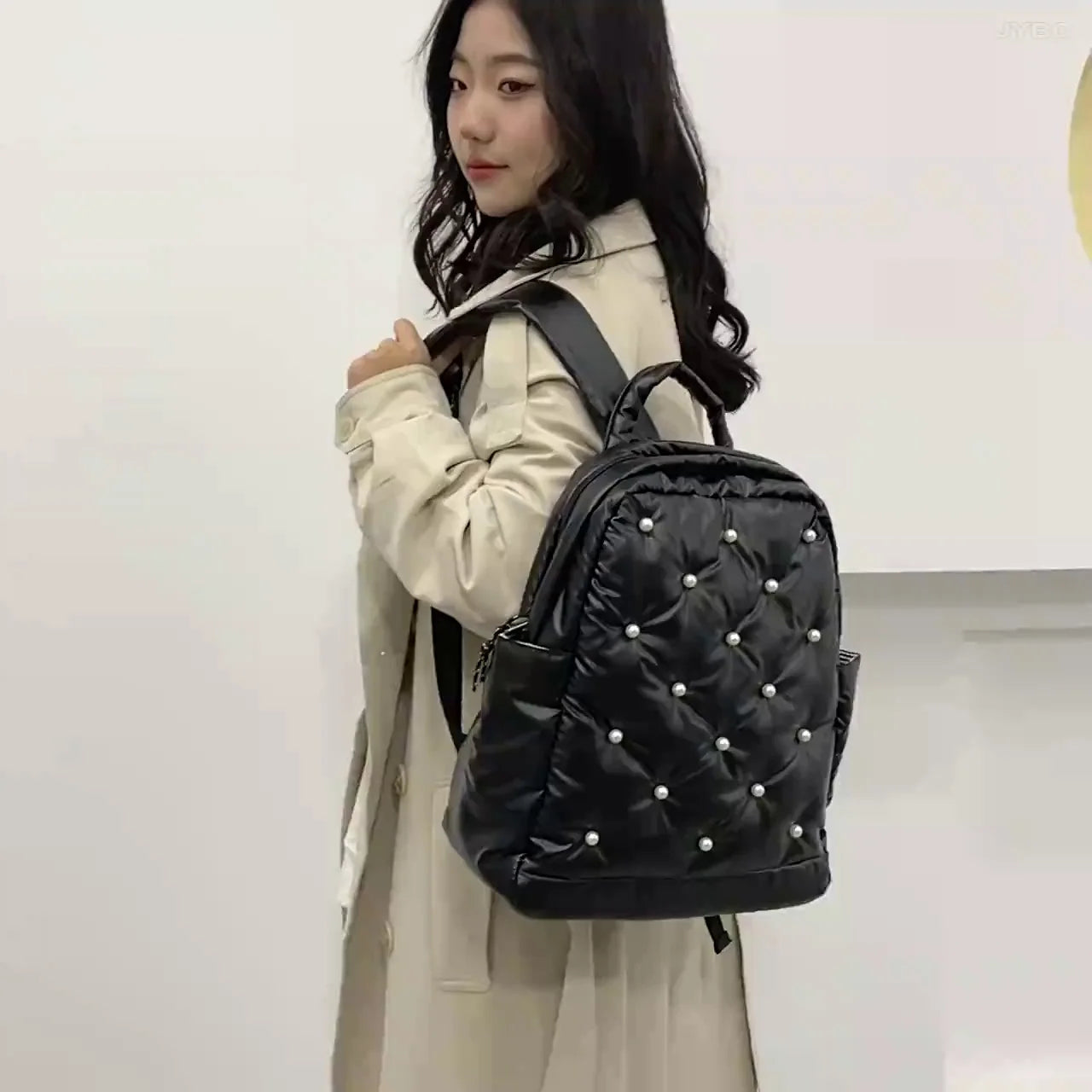 Women Winter Backpack Soft Padded Large Capacity Shoulder School Bag