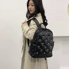 Women Winter Backpack Soft Padded Large Capacity Shoulder School Bag