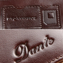 Men's Leather Wallet RFID Anti-theft Brush Head Layer Cowhide Retro Vertical
