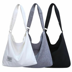 Nylon School Bags Large Capacity Shoulder Shopping Bag