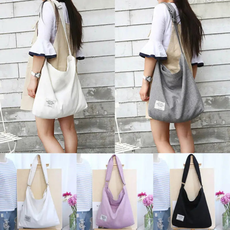 Nylon School Bags Men Women Students Casual Large Capacity Shoulder Bag
