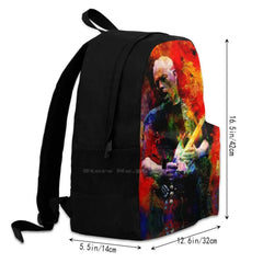 David Gilmour Album Tour Samdaya Teen College Student Backpack