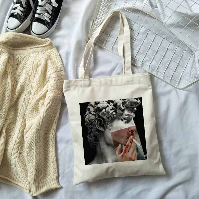 Harajuku Ins Punk Fun Canvas Large Capacity Shoulder Bag