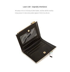 Pu Zero Wallet Ins Clip Fastener Short Zipper Women's Purse