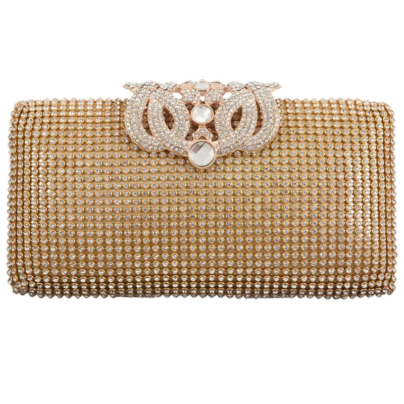 Rhinestone Evening Clutch Purse for Party