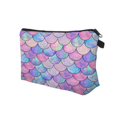 Deanfun Mermaid Scales Makeup Organizer Bag For Women